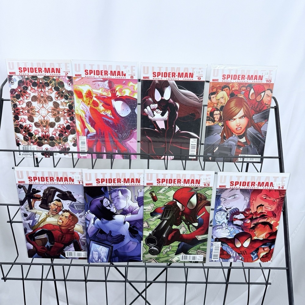 Ultimate Spider-Man 2 8-14 Lot Key‎ 1st Bombshells Camelia